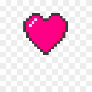 Minecraft Heart Png - Black Pixel Heart Png, Transparent Png
