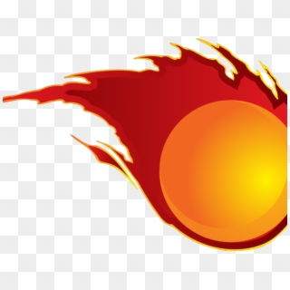 Fire Clipart Baseball - Ball On Fire Logo, HD Png Download