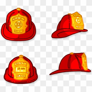 Baseball Cap Firefighter Clip Art - Firefighter Helmet Vector Free, HD Png Download