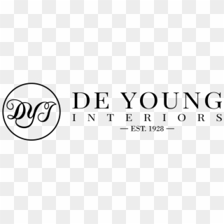 Deyoung Interiors Logo - Black-and-white, HD Png Download