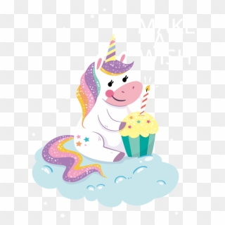 Wishing Birthday Euclidean Vector Unicorn Party Icon - Unicorn Birthday Clipart Png, Transparent Png