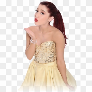 Ariana Grande Cat Valentine Victorious Dress Celebrity - Famous Celebrity Transparent Background, HD Png Download