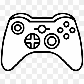 Xbox Controller One Drawing At Explore Transparent - Drawing Of Game Controller, HD Png Download