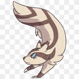 “ Drew The Other Half Of The Furret/linoone Pairing - Cartoon, HD Png Download