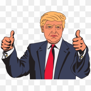 Trump Thumbs Up Clipart, HD Png Download