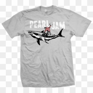 Shark Cowboy Pearl Jam T-shirt - Pearl Jam Shark T Shirt, HD Png Download