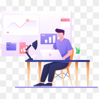 Trabajo A Distancia Png, Transparent Png