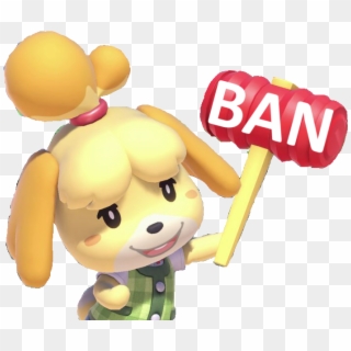 Transparent Ban Hammer Png Isabelle Animal Crossing Hammer Png