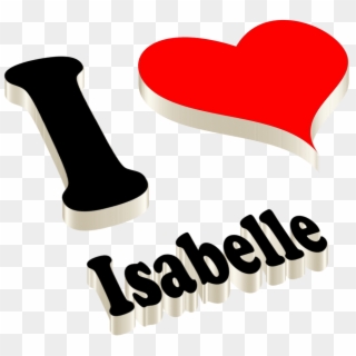 Isabelle Heart Name Transparent Png - Khushi Name, Png Download