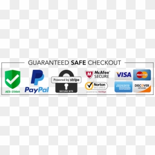 Secured Payment - Guaranteed Safe Checkout Badge, HD Png Download