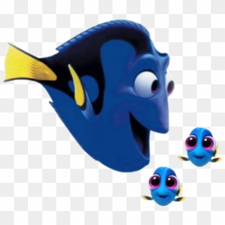 Dory And Her 2 Babies - Dory Finding Dory Side View, HD Png Download