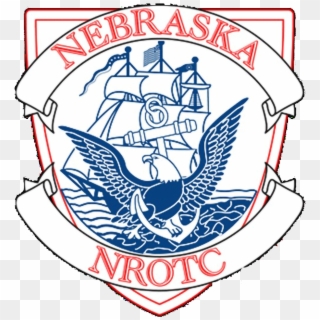 University Of Nebraska - Navy Eagle And Ship, HD Png Download