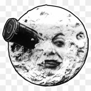 Le Voyage Dans La Lune Moon Face, HD Png Download