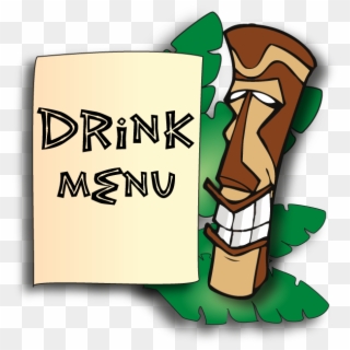 Clip Art Drink Menu Tiki Head - Tiki Bar Images Clipart, HD Png Download