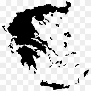 Greece Map Vector, HD Png Download