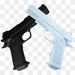 #pistolas #blackandwhite #aesthetic #arms #armas #pistola - Aesthetic Gun Png, Transparent Png