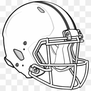 Football Helmet Nfl Helmets Coloring Pages Clipart - American Football Helmet Drawing, HD Png Download