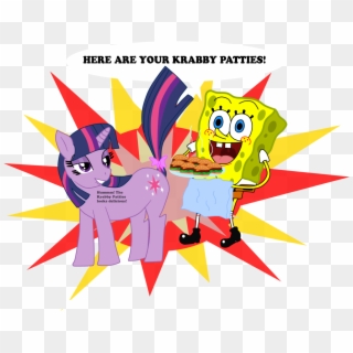 Hamburger Clipart Krabby Patty - Cartoon, HD Png Download
