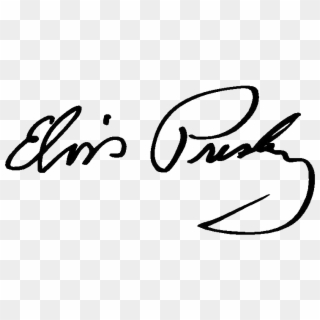 Sign Elvis Presley - Elvis Presley Signature, HD Png Download