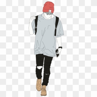 Jungkook Outfit Sketch, HD Png Download