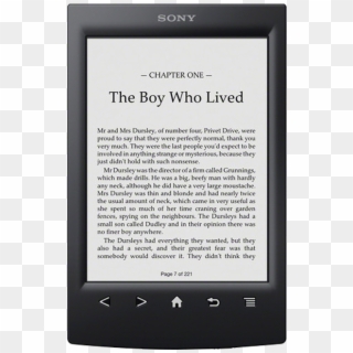 Sony Reader, HD Png Download