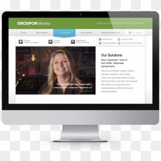 Working With Groupon - Website, HD Png Download