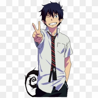 Anime Blue Exorcist Rin, HD Png Download