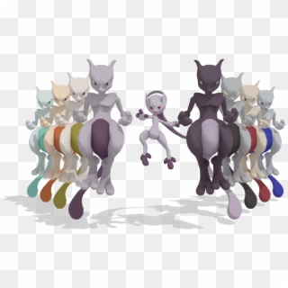 Mewtwo Mmd Dl, HD Png Download