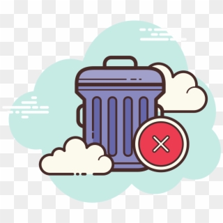 Delete Trash Icon - Online Shop Icon Png, Transparent Png