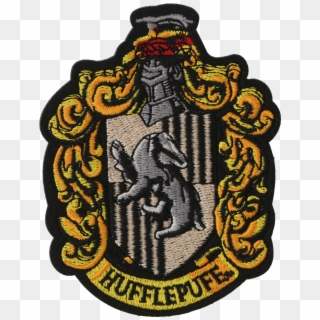 Hufflepuff Crest Embroidered Patch001 V - Harry Potter Hufflepuff Png, Transparent Png
