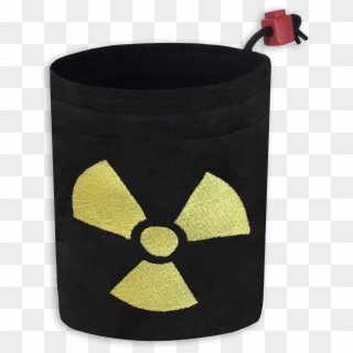Radioactive Symbol Embroidered Large Dice Bag - Bag, HD Png Download