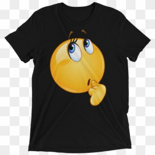 Funny Wonder Female Emoji Face T Shirt - Shirt, HD Png Download