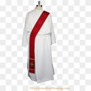 Reformation Deacon Priest Pastor Clergy Stole Red Luther - Kimono, HD Png Download