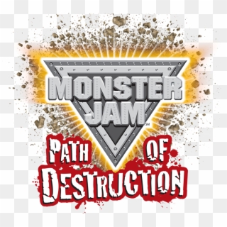 Monster Jam Path Of Destruction Coming To Metlife Stadium - Monster Jam Logo Png, Transparent Png