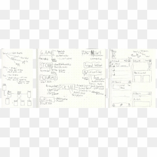 Layout Sketches - Handwriting, HD Png Download