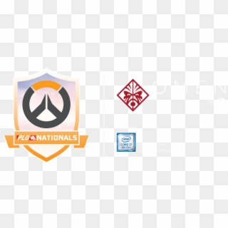Plg Nationals Overwatch Logo Powered By Omen By Hp - Emblem, HD Png Download
