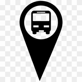 Bus Icon Stop Positioning Logo Hq Image Free Png Clipart - Logo Bus Stop Symbol, Transparent Png