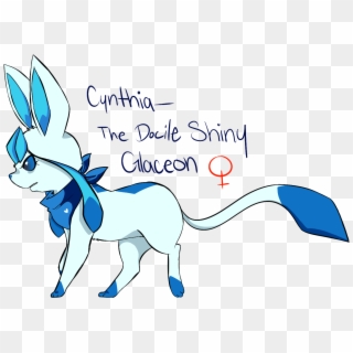 Cynthia Shiny - Shiny Eevee And Glaceon, HD Png Download