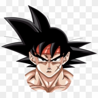 Dragon Ball Goku Head Clipart Black And White Transparent - Dragon Ball Z Head, HD Png Download