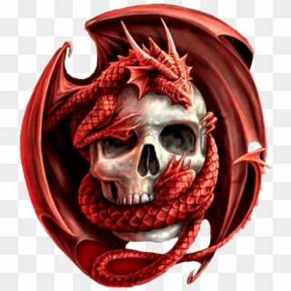 Dragon Skull Png - Skull And Dragon Png, Transparent Png