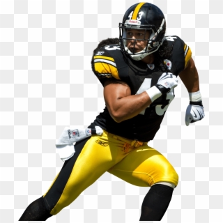 Animated Football Players Nfl Pictures And Ideas On - Troy Polamalu Pittsburgh Steelers Art, HD Png Download