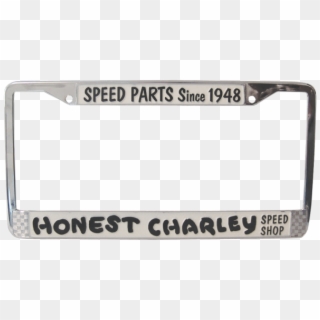 Honest Charley Tag Frame Speed Parts Since 1948 - Illinois State University License Plate Frame, HD Png Download