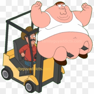 Transparent Fat Person Png - Fat People On Forklift, Png Download