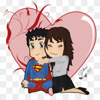 Superman Y Lois Lane - Superman And Lois Lane Cute, HD Png Download