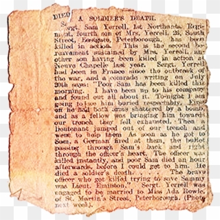 Transparent Ripped Paper Png - Old Torn Newspaper Png, Png Download