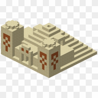 Desert Temple Minecraft - Minecraft Sand Pyramid, HD Png Download