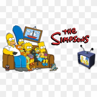 Simpsons Background For Google, HD Png Download