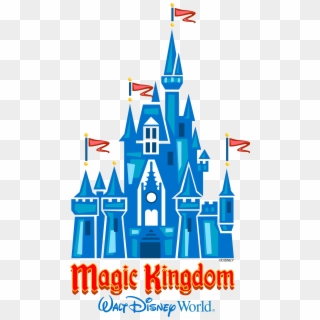 Disney World Clipart Best Of Castle Walt Clipartfest - Disney Magic Kingdom Logo, HD Png Download