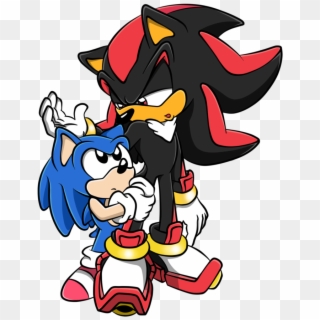 Shadow And Classic Sonic By Tails Silver Fan Vector - Shadow And Classic Sonic, HD Png Download