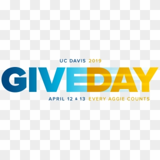 April 12-13, - Uc Davis Give Day, HD Png Download
